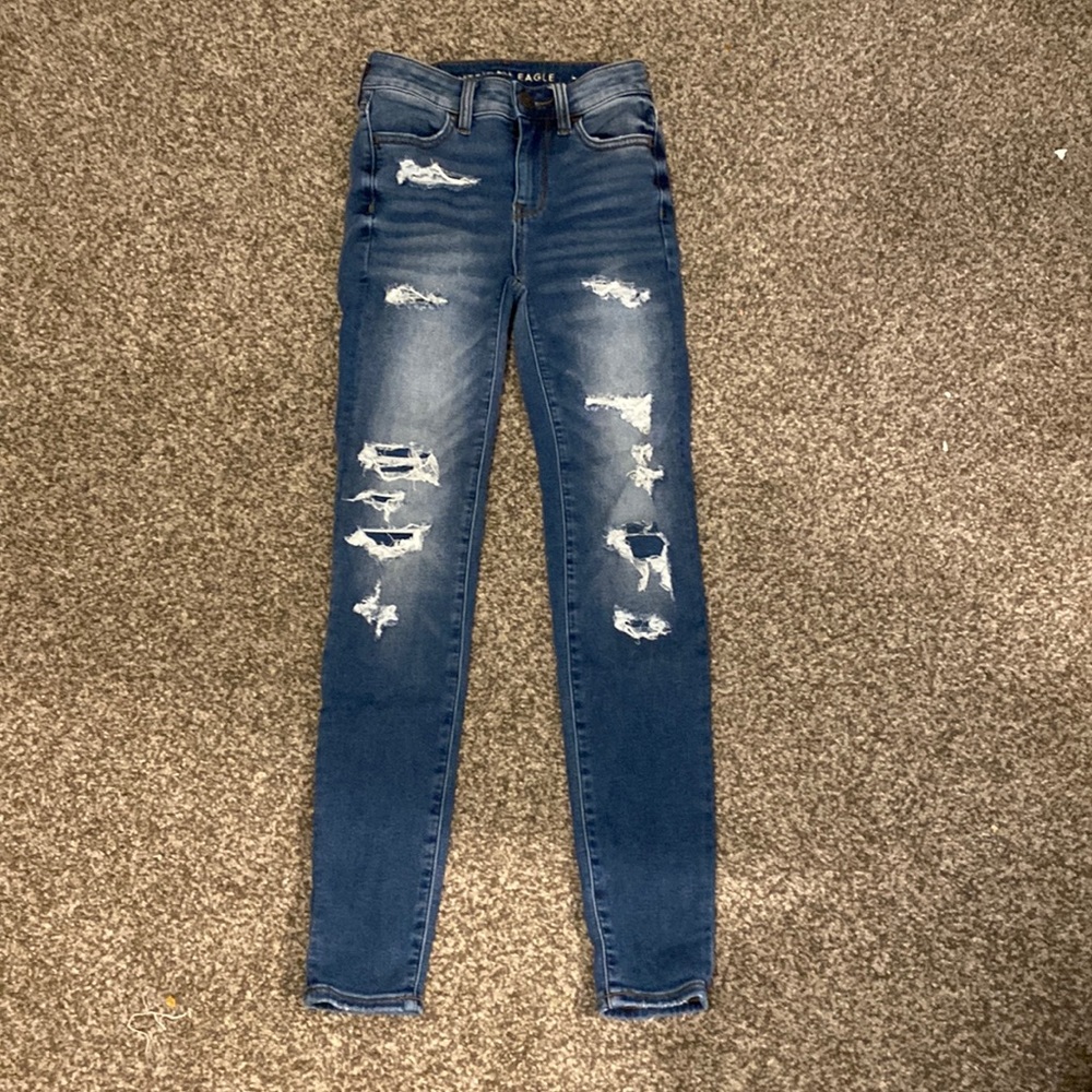 Light Blue Stretchy Skinny Jeans